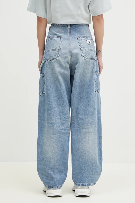 Îmbrăcăminte Carhartt WIP jeansi Brandon Double Knee Pant I034462.01UR albastru