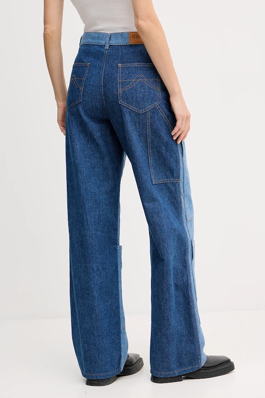 Odzież Kenzo jeansy FF52DP2306B4.DB niebieski