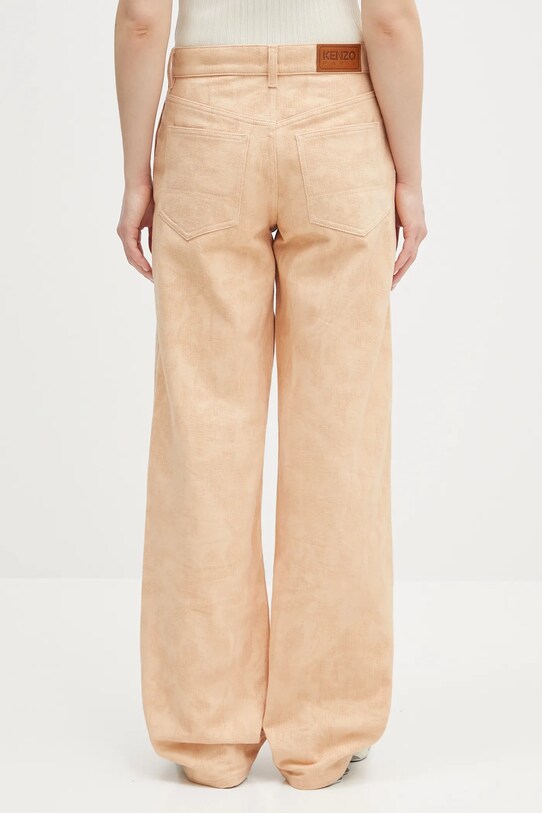 Odzież Kenzo jeansy FF52DP2316X9.07 beżowy