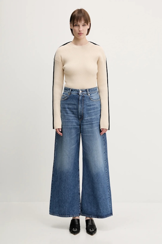 Sportmax jeansy Angri 2512181022600 niebieski