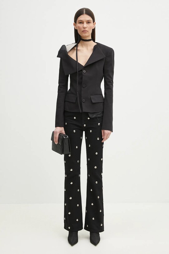 Fiorucci jeansy Metal Bubble Stud Flared U02SPDJE083DN06DN04 czarny