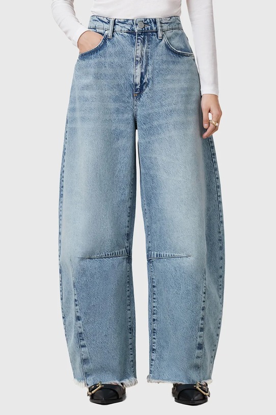 Traperice AllSaints JETT BARREL W042EC plava SS25