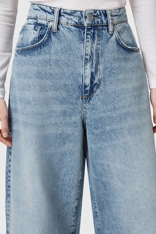 Одежда Джинсы AllSaints JETT BARREL W042EC голубой