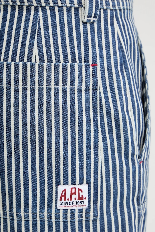 A.P.C. farmer Pantalon Gustav COHHG.M08484 kék