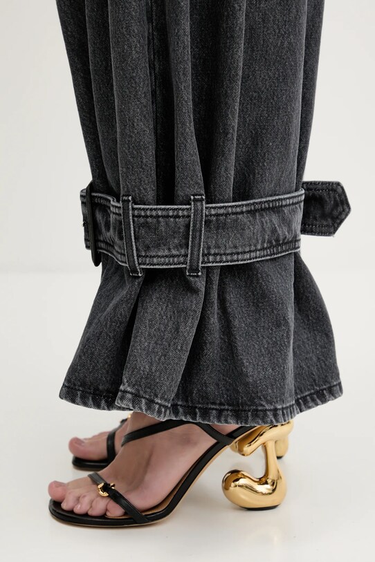 Džíny JW Anderson Buckled Cuff šedá DT0109.PG1745.929