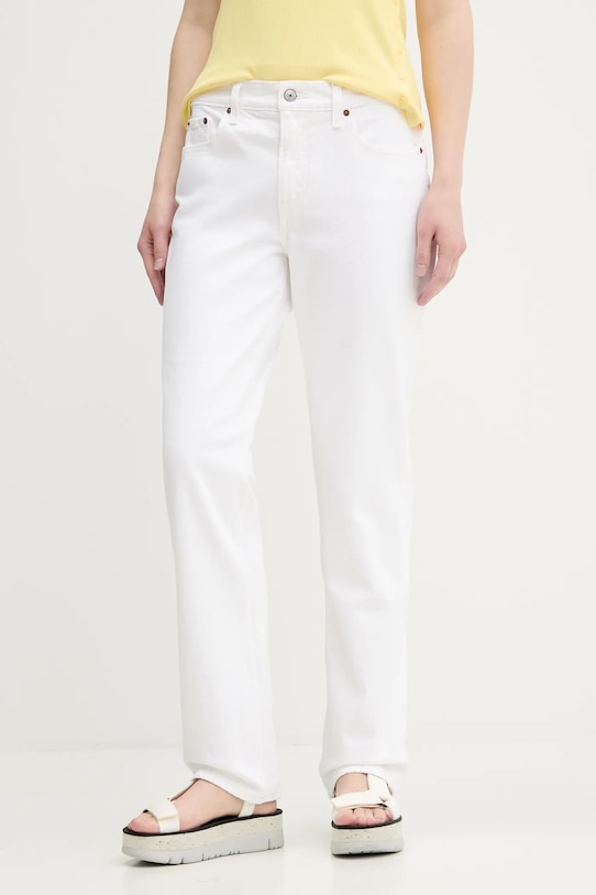 Abercrombie & Fitch jeans alb KI155.5105.175