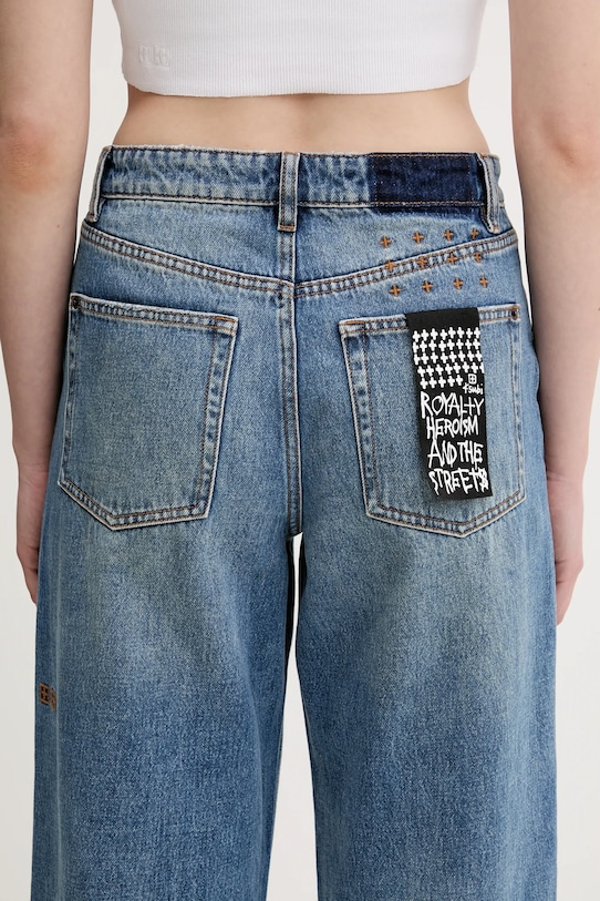 KSUBI jeansy empire jean niebieski WSP25DJ023