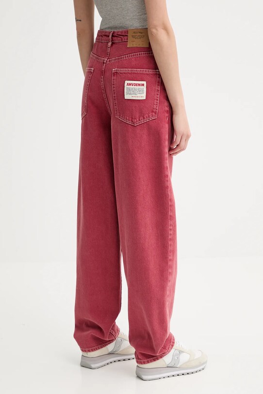Odzież American Vintage jeansy UZA11AE25 czerwony