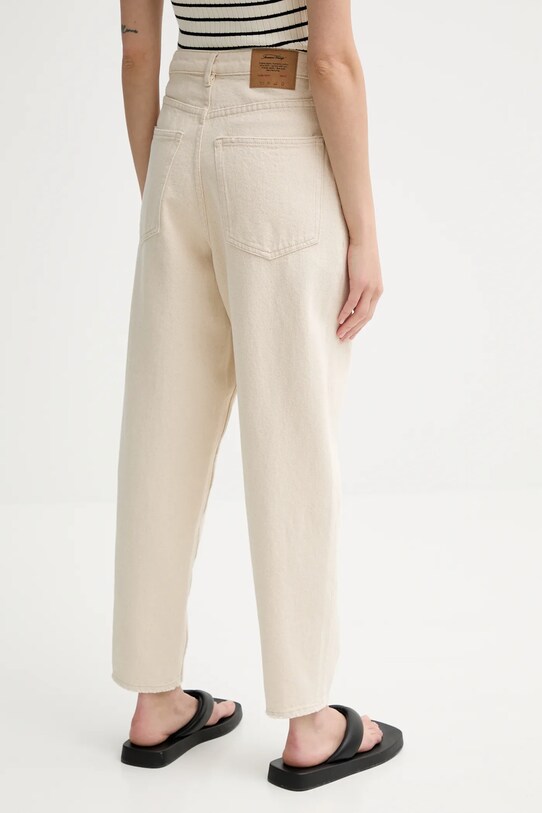 Odzież American Vintage jeansy TINE11AE25 beżowy
