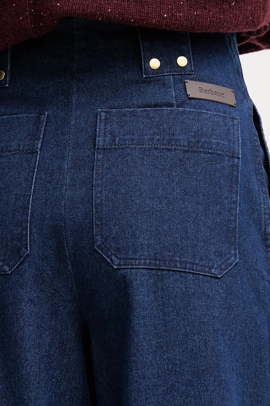 Barbour jeansy bawełniane ARLA granatowy LTR0404