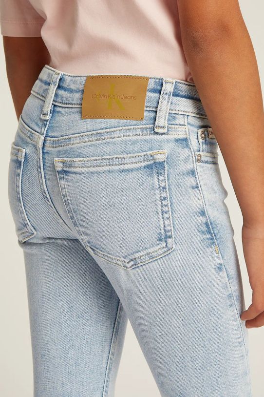 Calvin Klein Jeans jeansy dziecięce MR FLARE IG0IG02709.PPYA niebieski