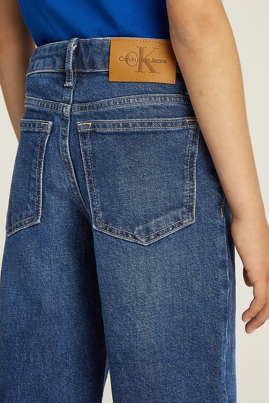 Дитячі джинси Calvin Klein Jeans HR WIDE IG0IG02710.PPYA темно-синій