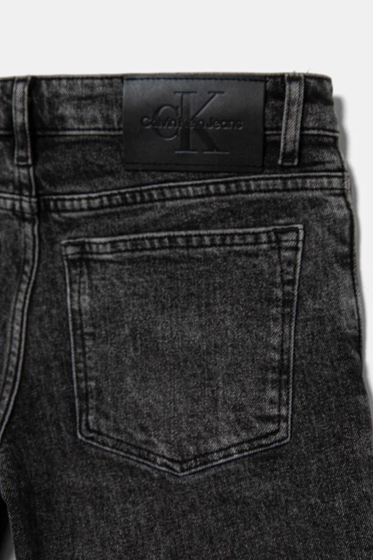 Calvin Klein Jeans jeansy dziecięce HR WIDE czarny IG0IG02714.PPYA