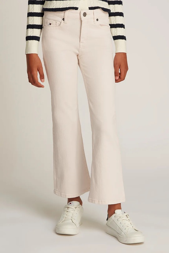 Detské rifle Tommy Hilfiger FLARE rifle béžová KG0KG08274.PPYA