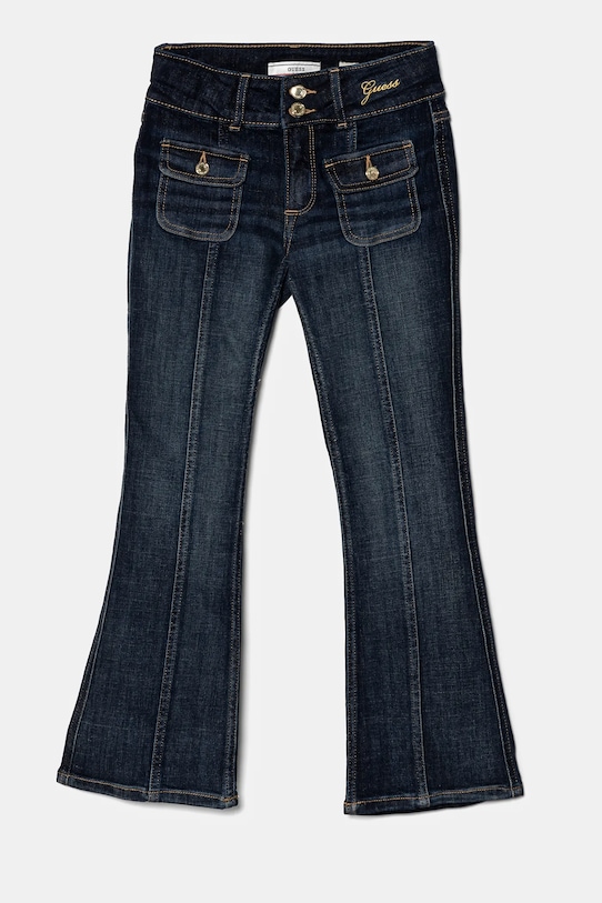 Παιδικά τζιν Guess με ρύθμιση σκούρο μπλε J5RA10.D5G90.PPYA
