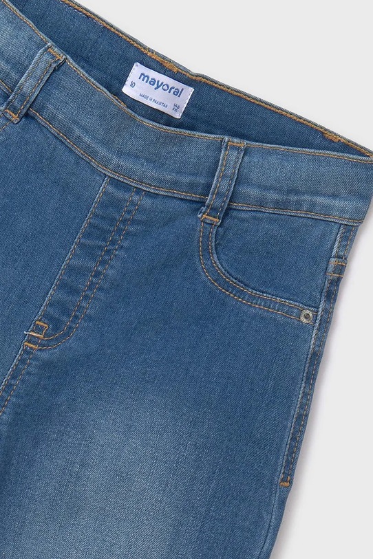 Dziewczynka Mayoral jeansy dziecięce 554.8F.Junior.PPYA niebieski