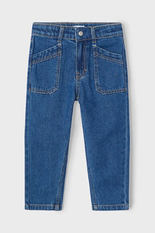 Mayoral jeansy dziecięce mom fit 3554.6F.Mini.PPYA niebieski SS25