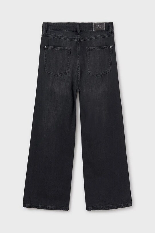 Девочка Детские джинсы Mayoral wide leg 6538.8D.Junior.PPYA чёрный