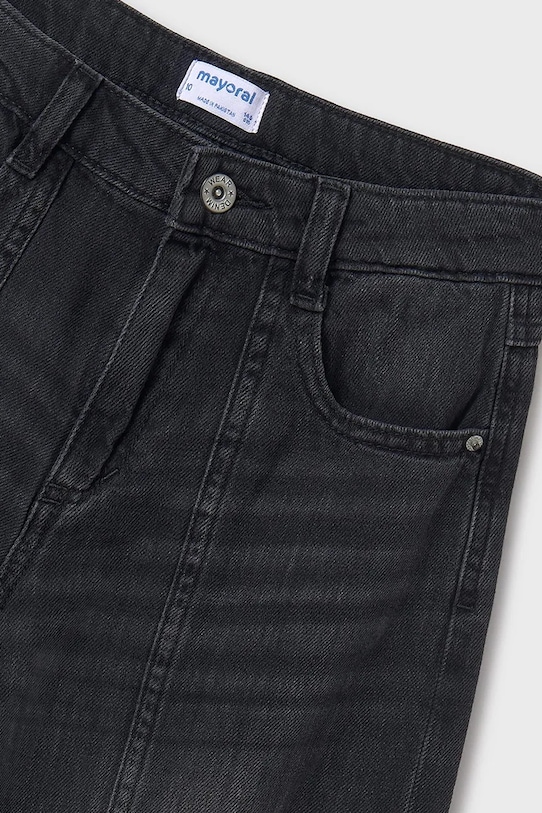 Mayoral jeansy dziecięce wide leg czarny 6538.8D.Junior.PPYA