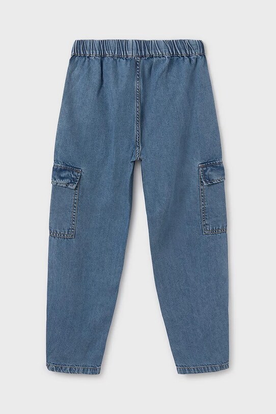 Dziewczynka Mayoral jeansy dziecięce 6539.8F.Junior.PPYA niebieski