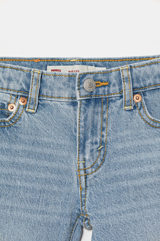 Девочка Детские джинсы Levi's WIDE LEG JEANS 3EL007 голубой