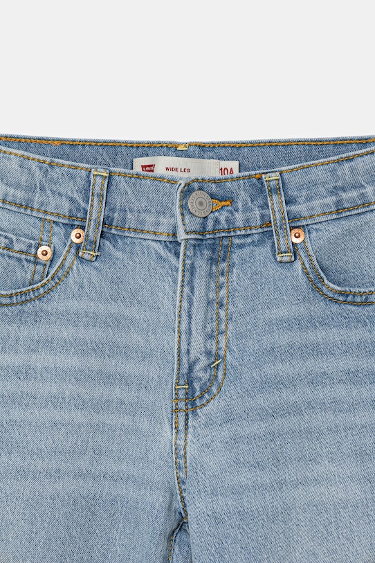 DÍVKA Dětské rifle Levi's WIDE LEG JEANS 4EL007 modrá