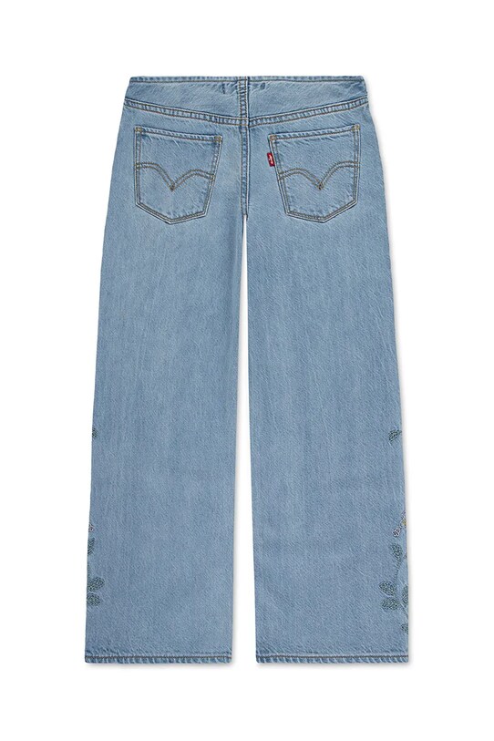 Deklice Otroške kavbojke Levi's LOW RISE BAGGY 4EM262 modra