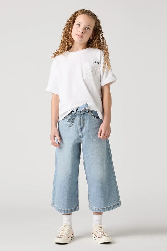 Džíny Levi's XL CULOTTE s regulací modrá 4EM406