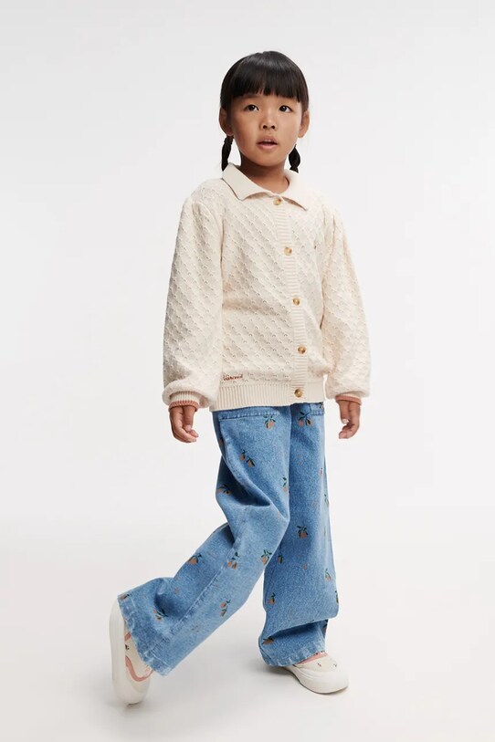 Liewood jeansi Cesar Printed Denim Pants jeans albastru LW19921