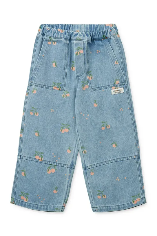 Liewood jeansy Cesar Printed Denim Pants LW19921 niebieski SS25