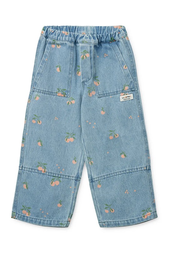 Rifle Liewood Cesar Printed Denim Pants LW19921 modrá SS25