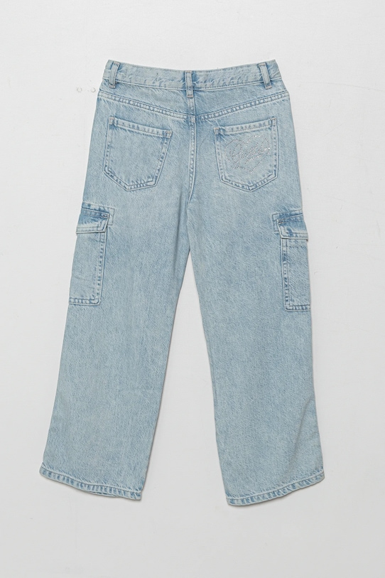 Guess jeansy dziecięce J5GA00.D4MU2.PPYA niebieski SS25