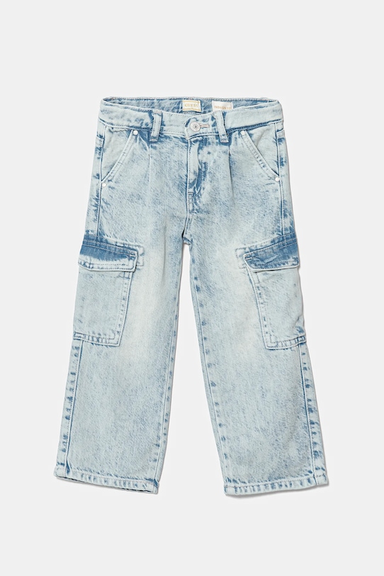 Guess jeansy dziecięce Planet friendly niebieski K5GA00.D4MU2.PPYA
