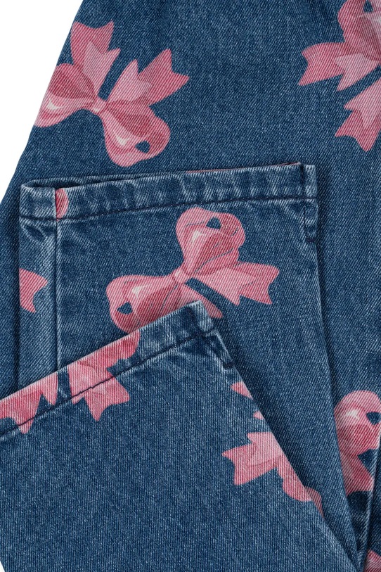 Konges Sløjd jeans copii MAGOT FRILL PANTS GOTS albastru KS102281