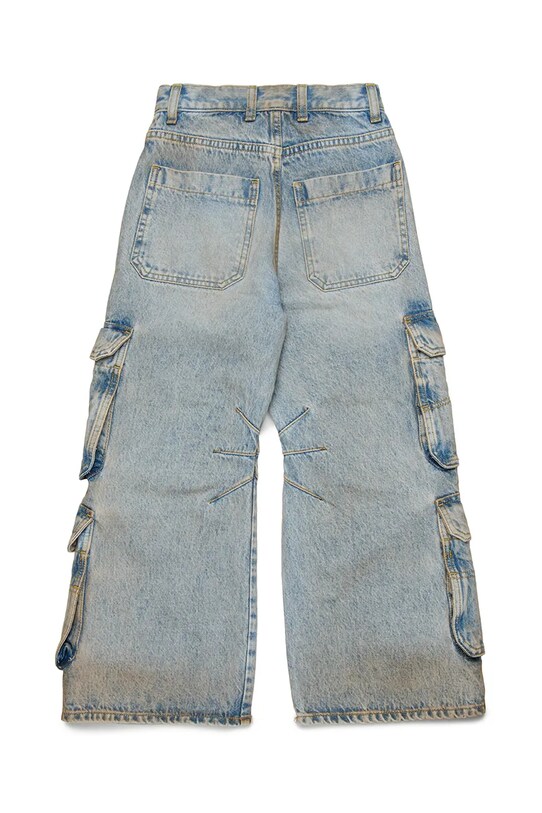 Детские джинсы Diesel D-ARGJX-CARGO-J TROUSERS J02164 голубой SS25