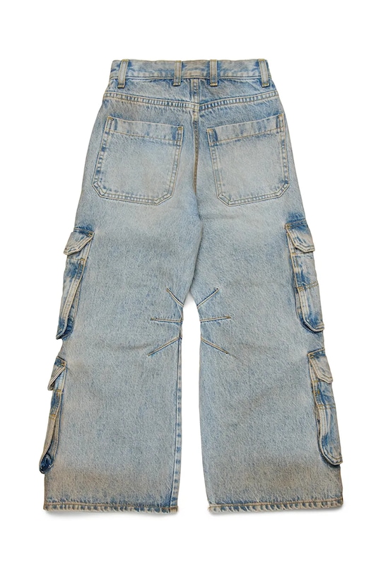 Diesel jeans copii D-ARGJX-CARGO-J TROUSERS J02164 albastru SS25