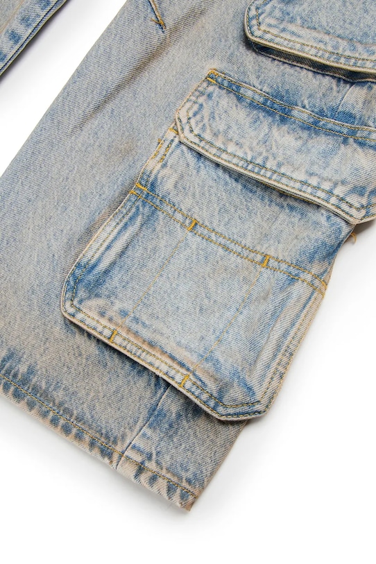 Diesel jeans copii D-ARGJX-CARGO-J TROUSERS albastru J02164