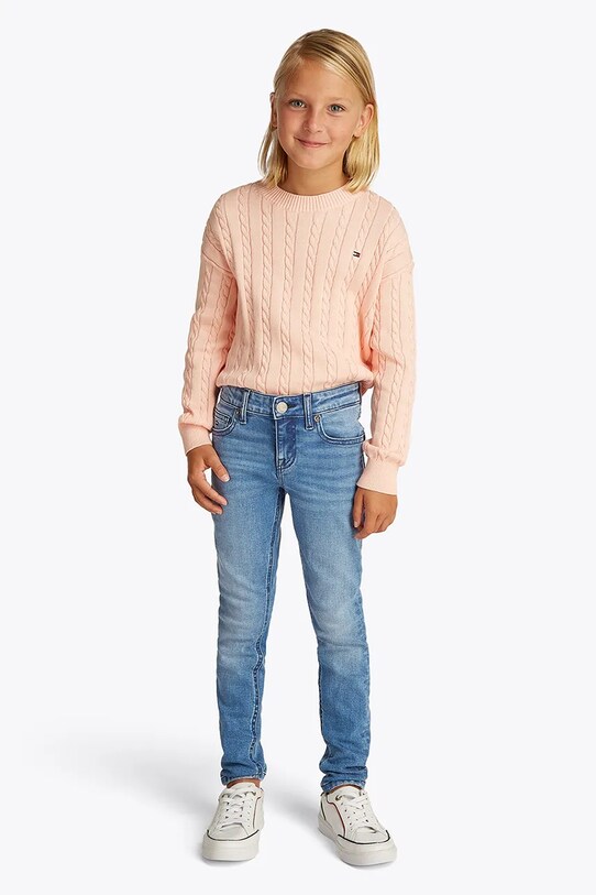 Tommy Hilfiger jeansy dziecięce NORA SKINNY jeansy niebieski KG0KG08403.PPYA