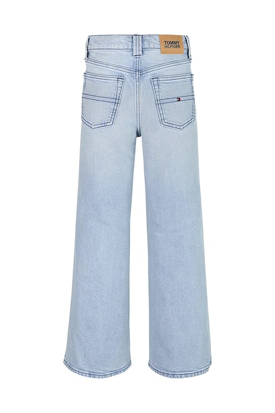 Dziewczynka Tommy Hilfiger jeansy dziecięce MABEL BLEACH KG0KG08404.PPYA niebieski
