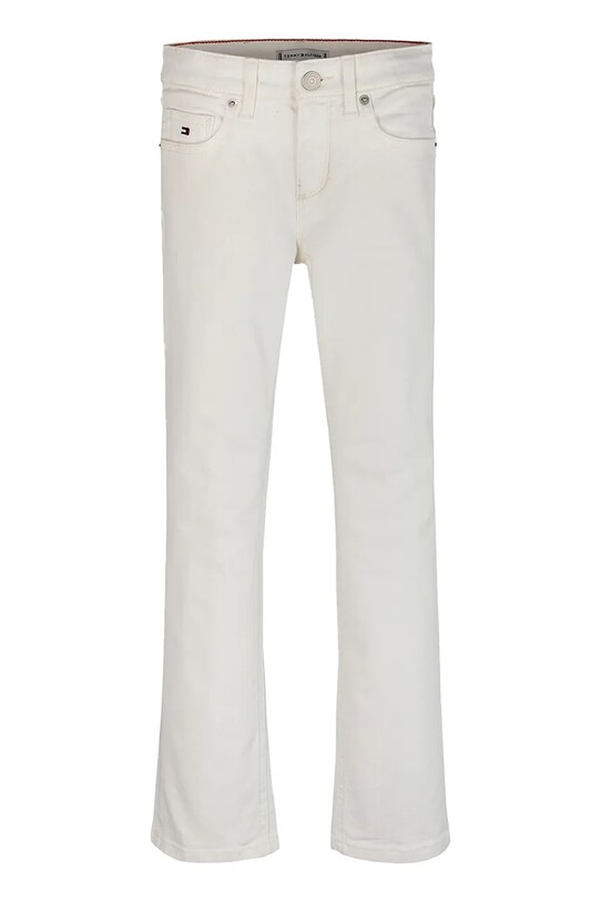 Tommy Hilfiger jeansy dziecięce FLARE KG0KG08408.PPYA biały SS25
