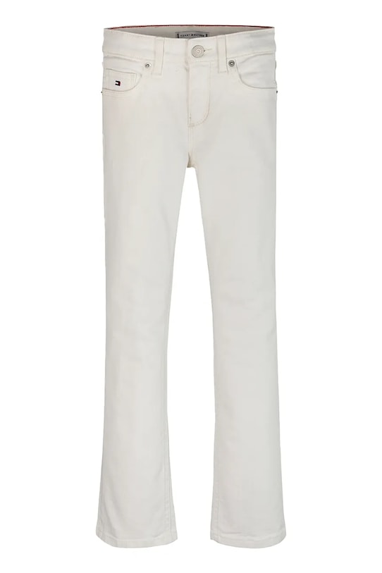 Tommy Hilfiger jeans copii FLARE KG0KG08408.PPYA alb SS25