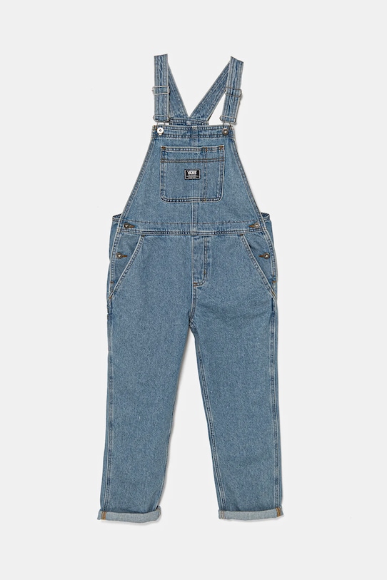 Vans salopete din denim pentru copii Groundwork Denim Overall salopetă albastru VN000ME8CDX1