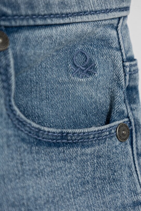 Fete United Colors of Benetton jeans copii 4PORCE02X.G.Seasonal albastru