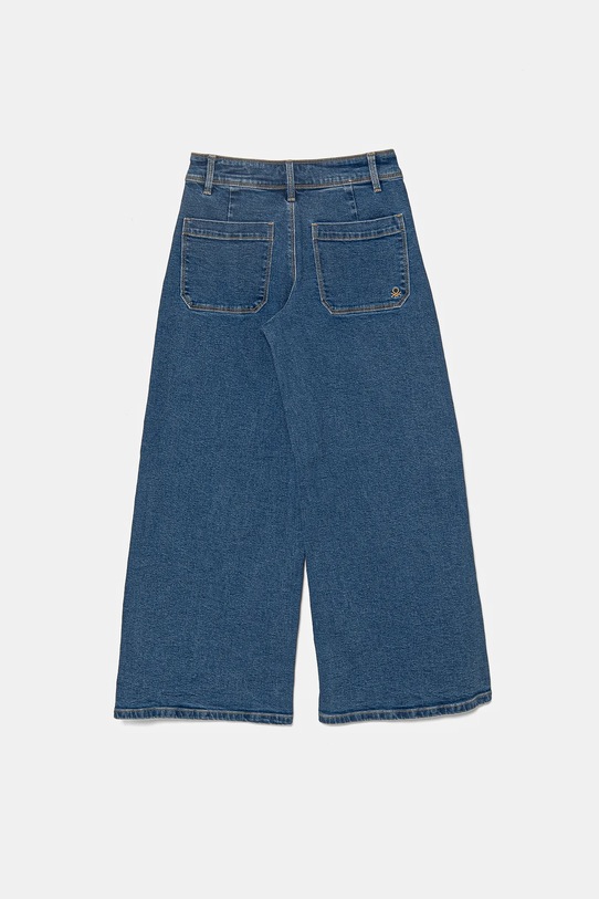 Detské rifle United Colors of Benetton 45ONCE03R.G.Seasonal tmavomodrá SS25