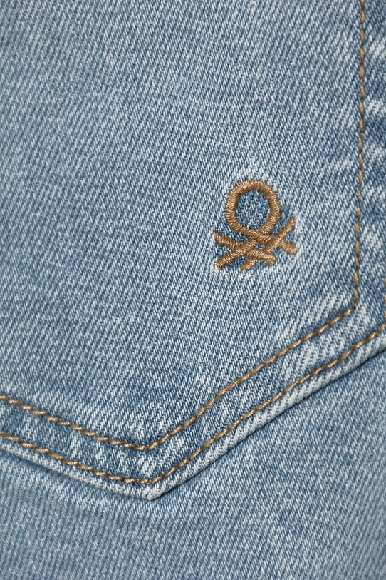 Fete United Colors of Benetton jeans copii 45ONGE02K.P.Seasonal albastru