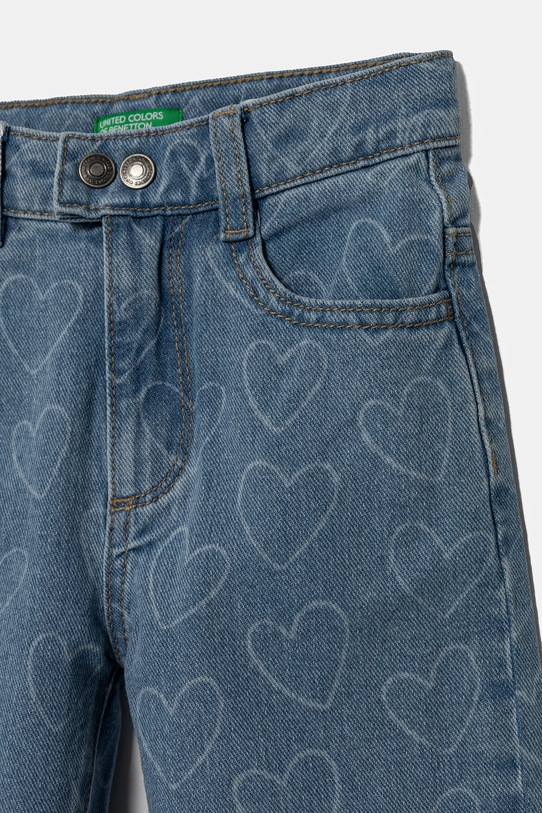 Fete United Colors of Benetton jeans copii 49DAGE02I.P.Seasonal albastru