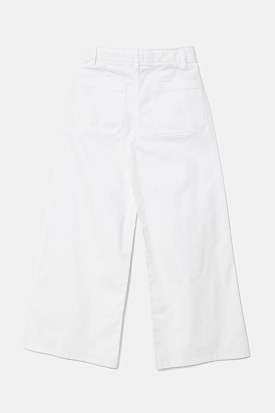 Дитячі джинси United Colors of Benetton 4TCGCE03X.G.Seasonal білий SS25