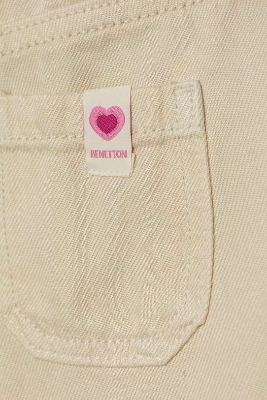 Fete United Colors of Benetton jeans copii 41AQGE02H.P.Seasonal bej