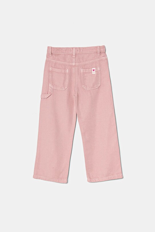 Otroške kavbojke United Colors of Benetton 41AQGE02H.P.Seasonal roza SS25