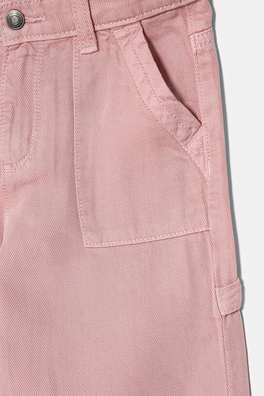 Deklice Otroške kavbojke United Colors of Benetton 41AQGE02H.P.Seasonal roza